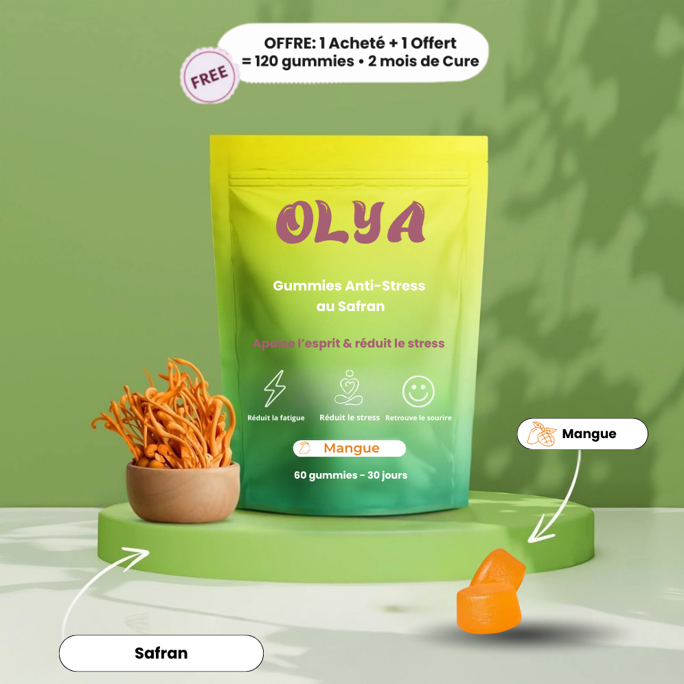 Gummies Anti-Stress au Safran